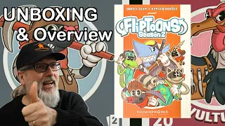 Fliptoons Season 2 Unboxing & Overview | Board Game | Thunderwork Games | Jordy Adan & Renato Simões