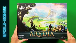 Arydia: The Paths We Dare Tread | Neuer Kickstarter | Unboxing | Spiele-Bombe