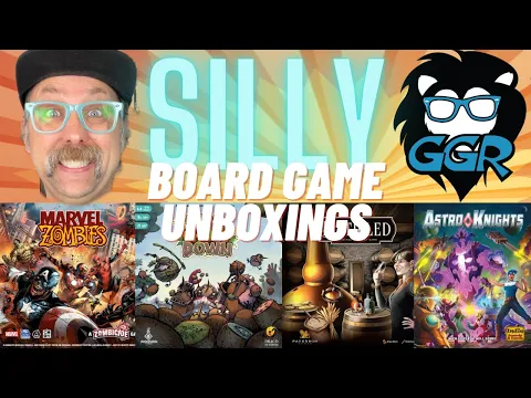 Silly Board Game Unboxings - March, 2023 - Marvel Zombies, Astro Knights, and More!