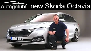 all-new Skoda Octavia REVIEW Combi vs Sedan Exterior Interior 2020 - Autogefühl