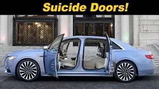 2019 Lincoln Continental Coach Door First Look