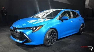 2019 Toyota Corolla Hatchback – Redline: First Look – 2018 NYIAS
