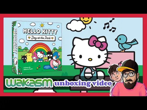 Hello Kitty Day At The Park - ?Board Game Unboxing - Special Guest Star - My Kid