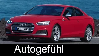 All-new Audi A5 & S5 Coupé Driving/Exterior/Interior 2017 2016 - Autogefühl
