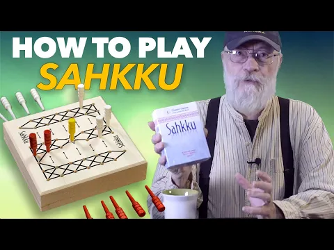 Play the ancient Scandinavian running-fight board game called Sahkku!