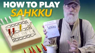 Play the ancient Scandinavian running-fight board game called Sahkku!
