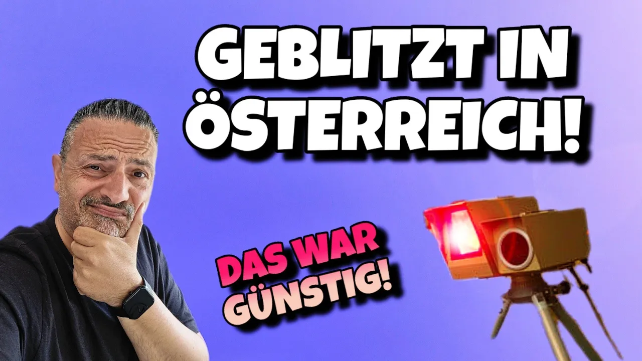 Geblitzt in Österreich! Das geht schnell. Risiko als Youtuber und Autotester. #cars