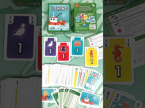 Let’s Go Fishing! Quick Unboxing of the Fishing Card Game #boardgameshorts