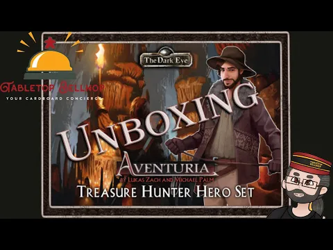 Aventuria Treasure Hunter Hero Set Unboxing, Check out the Treasure Hunter for Aventuria