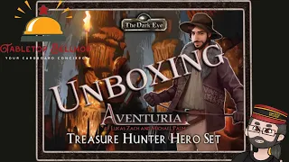 Aventuria Treasure Hunter Hero Set Unboxing, Check out the Treasure Hunter for Aventuria