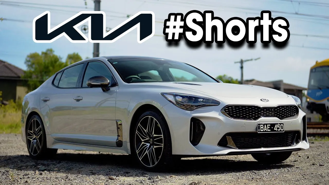 Check out the NEW FACELIFTED 2022 Kia Stinger GT! 😮 #Shorts