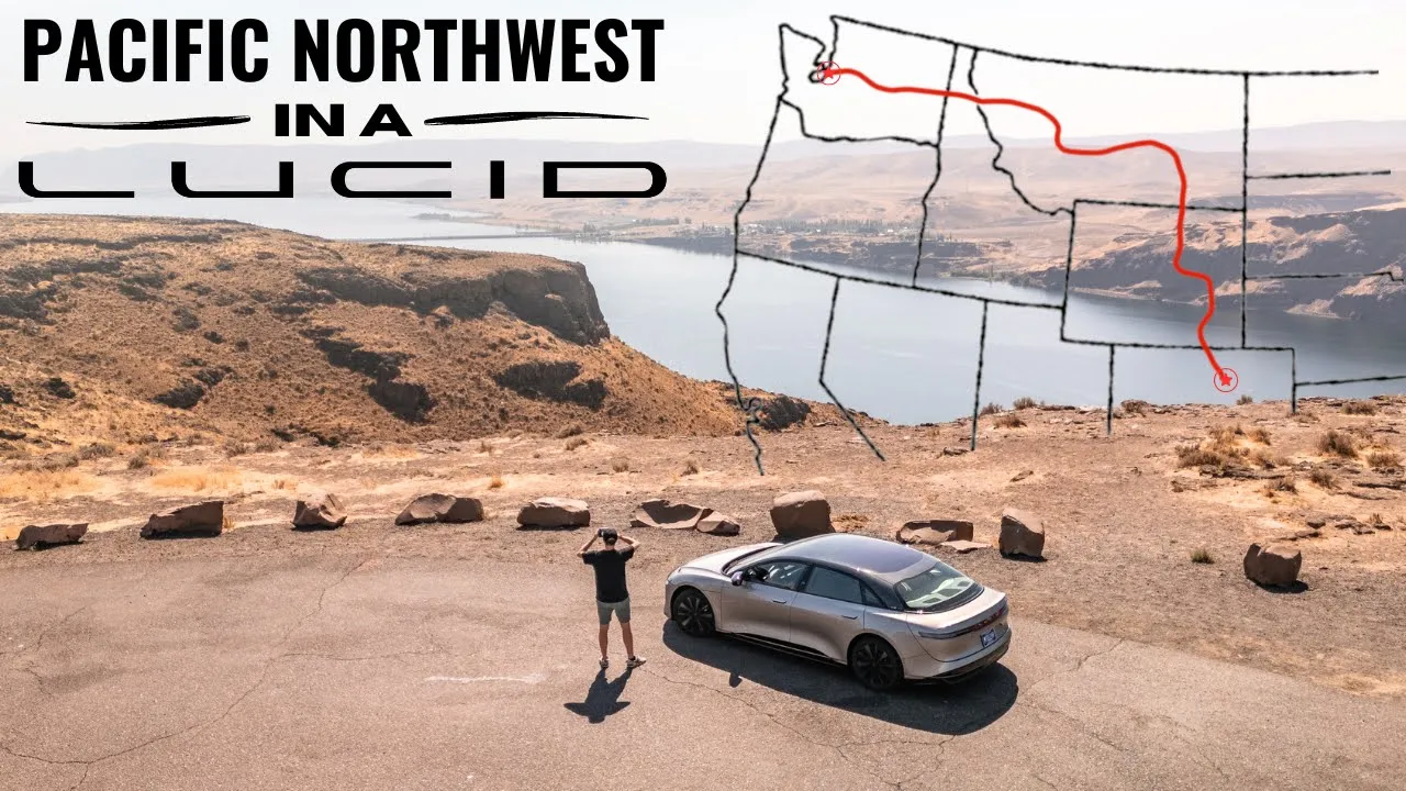 Car Camping My Way From Denver to Seattle in the Lucid Air Grand Touring!