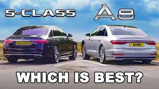 Audi A8 v Mercedes S-Class: ULTIMATE LUXURY REVIEW!