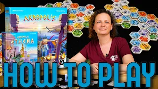 Akropolis + Athena expansion - How to Play - Boardgame Ninja - Rules Explainer