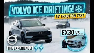 ICE TRACK & SNOW: New 2026 Volvo EX30 Cross Country vs XC90 PHEV