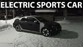 Hyundai Ioniq 6 prototype spotted in Lapland