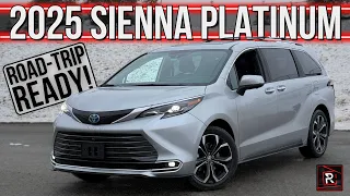 The 2025 Toyota Sienna Platinum Is An Extra Efficient Hybrid Van With Lexus Aspirations