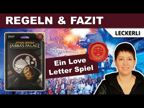 Neues Star Wars Spiel: Jabba's Palace Love Letter Brettspiel Kurzüberblick passend zum Star Wars Day