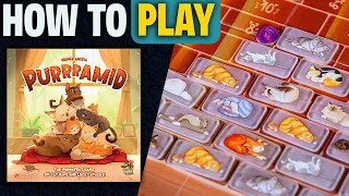 Purrramid | How to Play | Learn To Play in 6 Minutes! | Push Your Luck Dice Board Game with Cats!