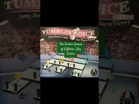 The Twelve Games of Giftmas: “Tumblin’ Dice: #boardgame #dicegame #dexteritygame #tumblindice #luck