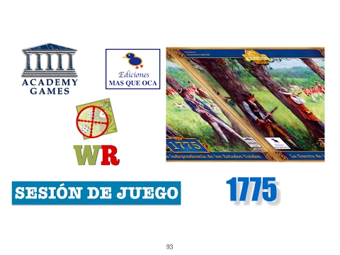 2.4.- 1775 (Academy Games /MasQueOca): sesión de juego