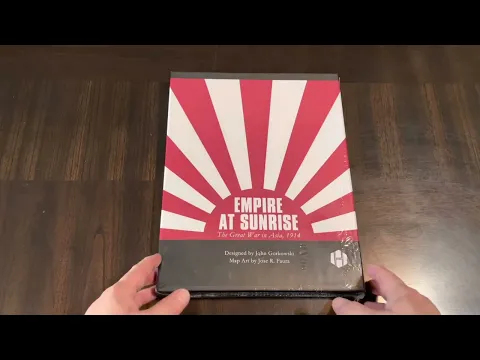 Empire at Sunrise: The Great War in Asia, 1914 (Hollandspiele) - Unboxing