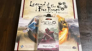 Kilroy’s Vault - L5R: Shoju’s Duty Dynasty Pack (FFG) - Inheritance Cycle Finale