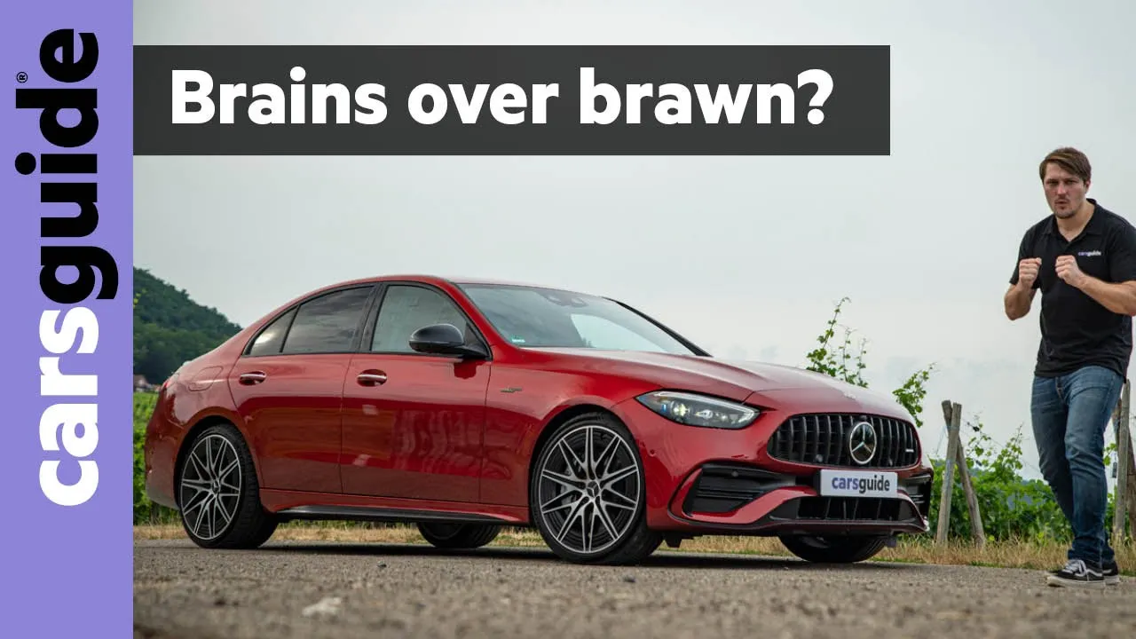 New C-Class AMG with electric turbo and hybrid tech! Mercedes-AMG C43 2022 review (inc 0-100)