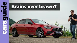 New C-Class AMG with electric turbo and hybrid tech! Mercedes-AMG C43 2022 review (inc 0-100)