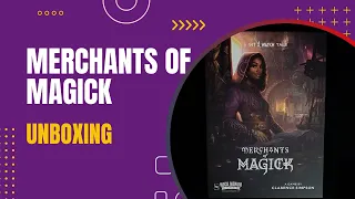 Merchants of Magick Board Game Unboxing | DaniCha