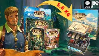 Arnak Adventure Chest Com Todos os Componentes!