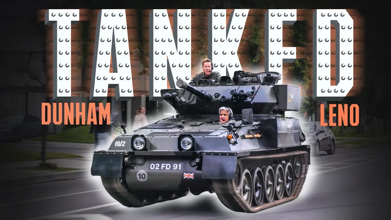 Jeff Dunham Takes a Spin in Jay Leno's 1972 Scorpion Tank! | Jay Leno's Garage
