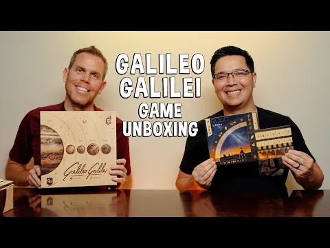 Galileo Galilei Unboxing - Astronomy Board Game