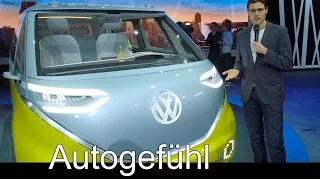 Volkswagen ID Buzz electric Bus Premiere T6 Transporter multivan concept review