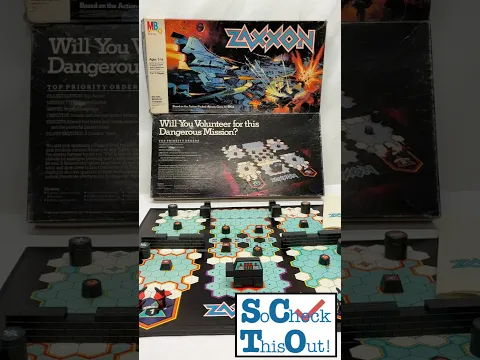 Zaxxon "BORED" Game?! Vintage Milton Bradley Zaxxon arcade game 1980's board game - How to Play