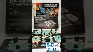 Zaxxon "BORED" Game?! Vintage Milton Bradley Zaxxon arcade game 1980's board game - How to Play
