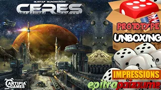 Ceres - Prototype Unboxing & Impressions (EN) by Epitrapaizoume