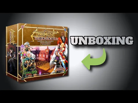 Argent: The Consortium 2nd Edition - Unboxing - Lucky Roll Reviews