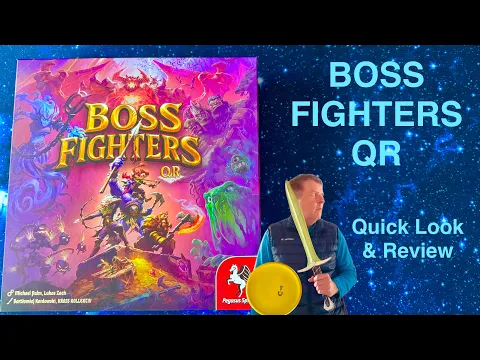 Doug takes a quick look at BOSS FIGHTERS QR, a new board game from Pegasus Spiele.