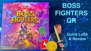 Doug takes a quick look at BOSS FIGHTERS QR, a new board game from Pegasus Spiele.