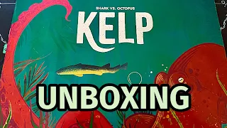 Kelp: Shark vs. Octopus Board Game | Unboxing (No Talking)