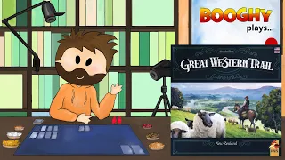Booghy plays... Great Western Trail - New Zealand(2p, Playthrough, Review)