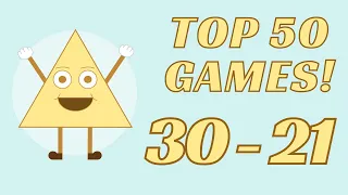 Top 50 Games of All Time! #30 - #21 (GIVEAWAY)