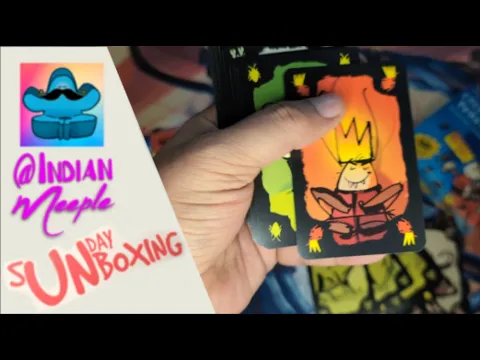 Unboxing Cockroach Poker Royal / Kakerlakenpoker Royal (English) by Indian Meeple