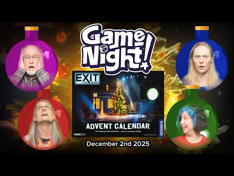 GameNight! 24 Days of Christmas Day 2 - Exit: The Game Advent Calendar - The Missing Hollywood Star