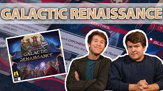 Galactic Renaissance | An Area Control Centered On Peace? | Board Game Overview & Review