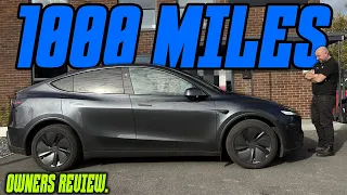 2025 Tesla Model Y "Juniper" 1000-mile review! Pro, Cons, Real World Range & Should You Buy One!