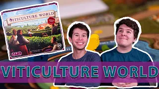Viticulture World | Competitive to Cooperative Adventure Across The World | Overview & Review