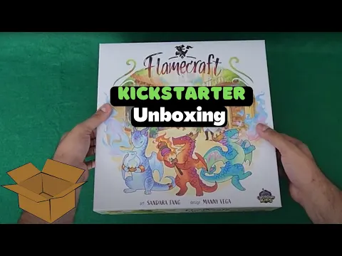 Flamecraft English Deluxe Edition Kickstarter Unboxing
