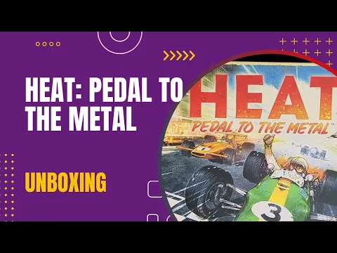 Heat: Pedal to the Metal Board Game Unboxing | DaniCha